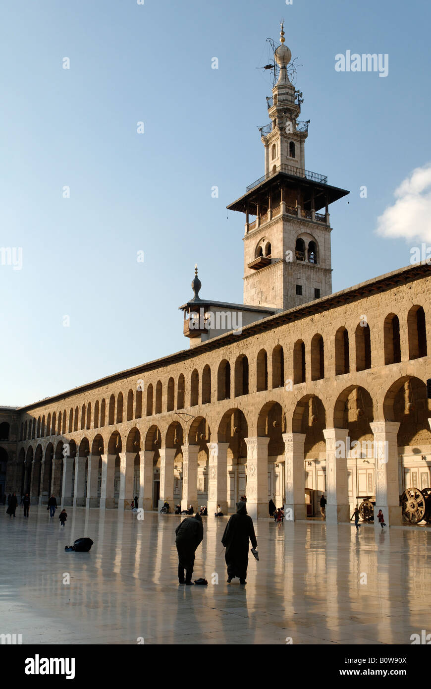 Große Moschee von Damaskus aka Omayyaden-Moschee, Damaskus, UNESCO-Weltkulturerbe, Syrien, Naher Osten Stockfoto