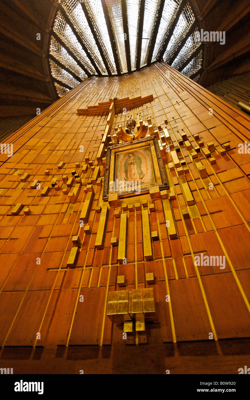 Berühmte Kirche der Pilgerreise La Basilica de Nuestra Senora de Guadalupe, Mexiko-Stadt, Mexiko, Nordamerika Stockfoto