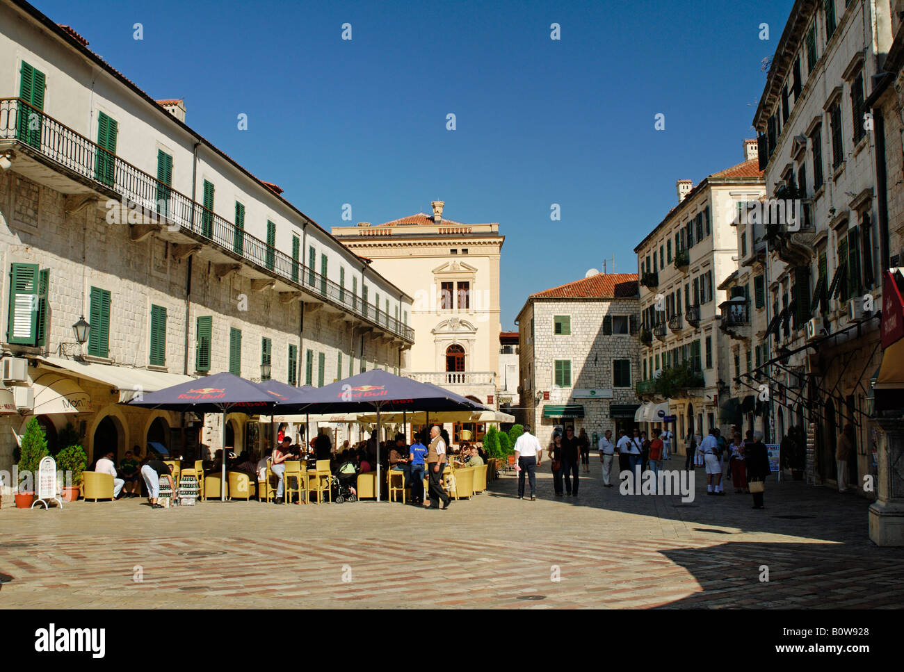 Altstadt von Kotor, UNESCO-Welt Heriage Website Golf von Kotor, Montenegro, Crna Gora, Balkan, Europa Stockfoto