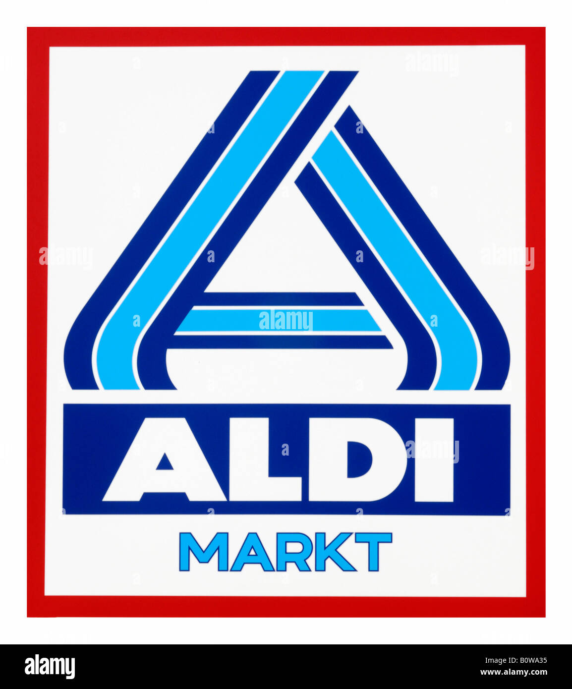AldiLogo, Rabatt Lebensmittelgeschäft oder SupermarktKette