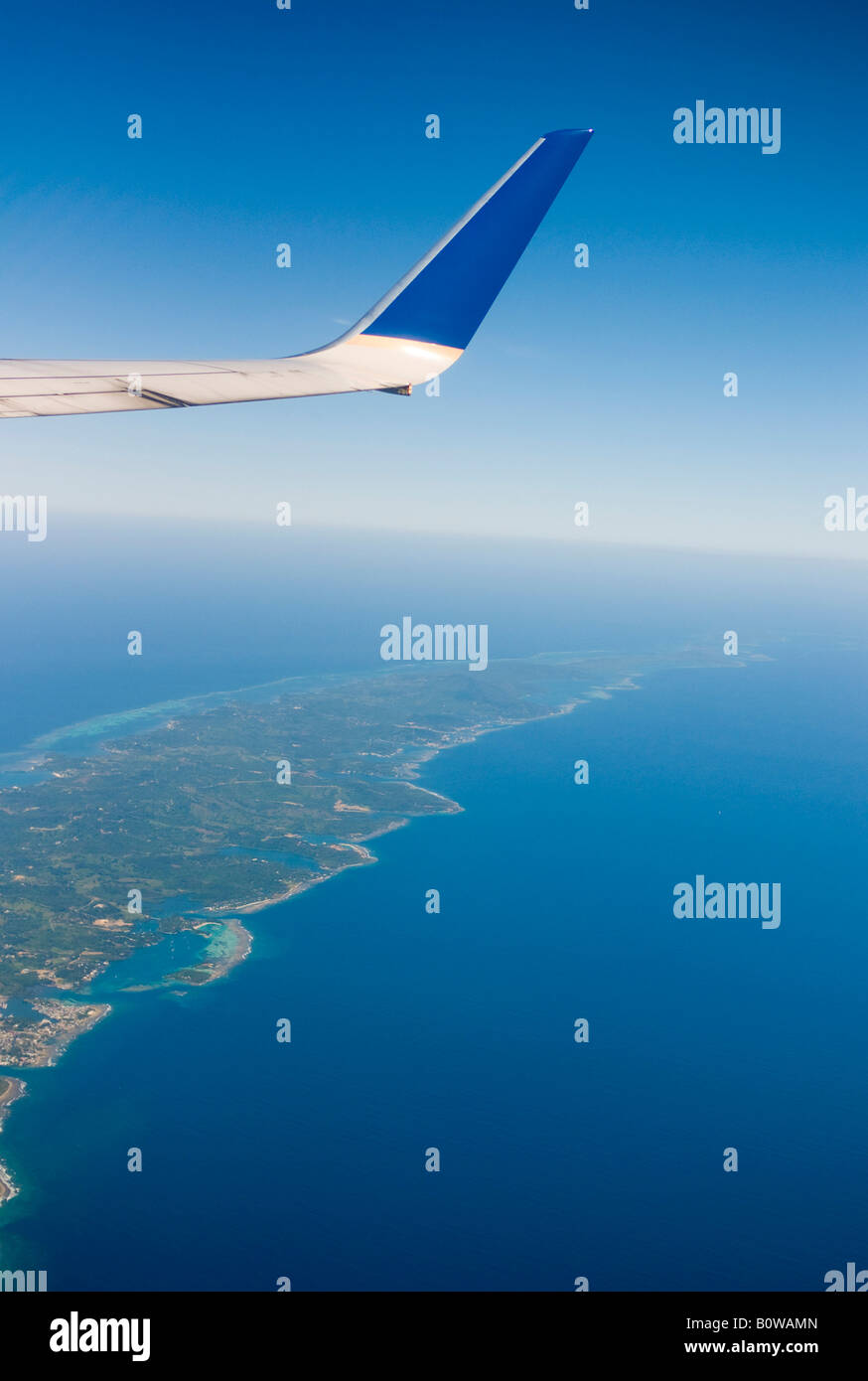 Östlichen Teil von Roatan, französischen Hafen, Honduras, Karibik Stockfoto