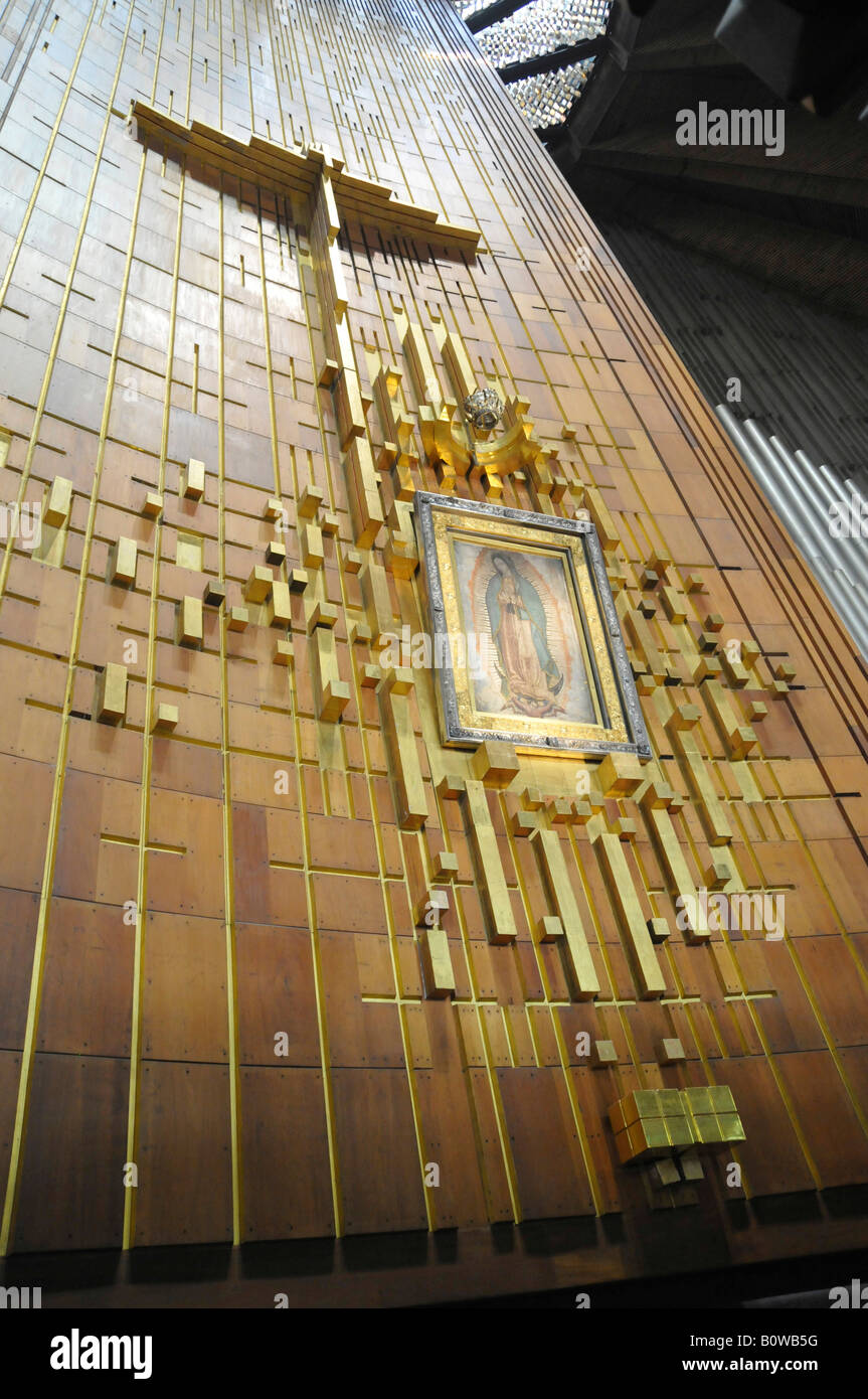 Kirche der Tilma, neue Basilika Guadalupe in Mexiko-Stadt, Mexiko, Nordamerika Stockfoto