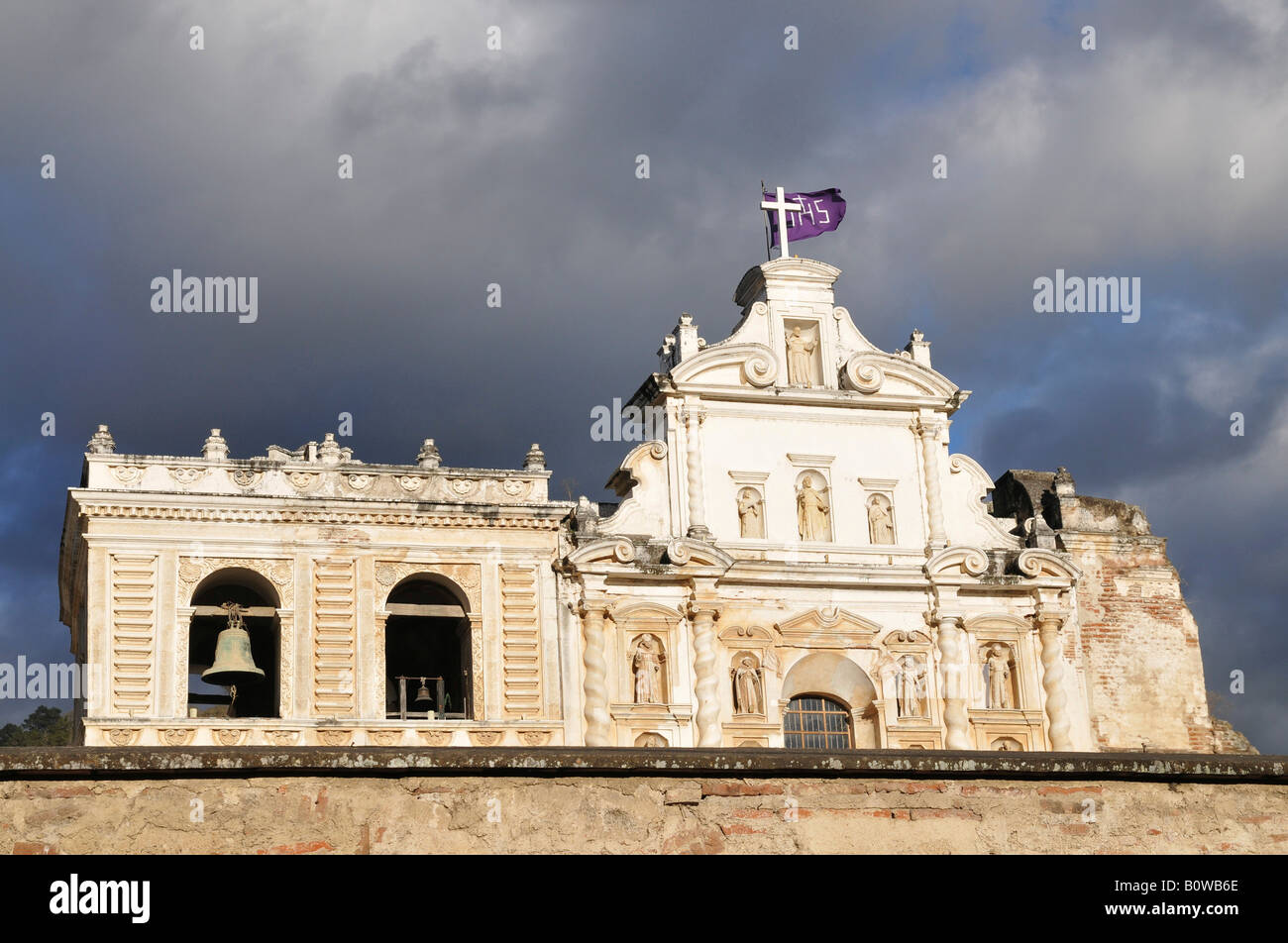 San Francisco El Grande Kirche, Antigua, Guatemala, Mittelamerika Stockfoto