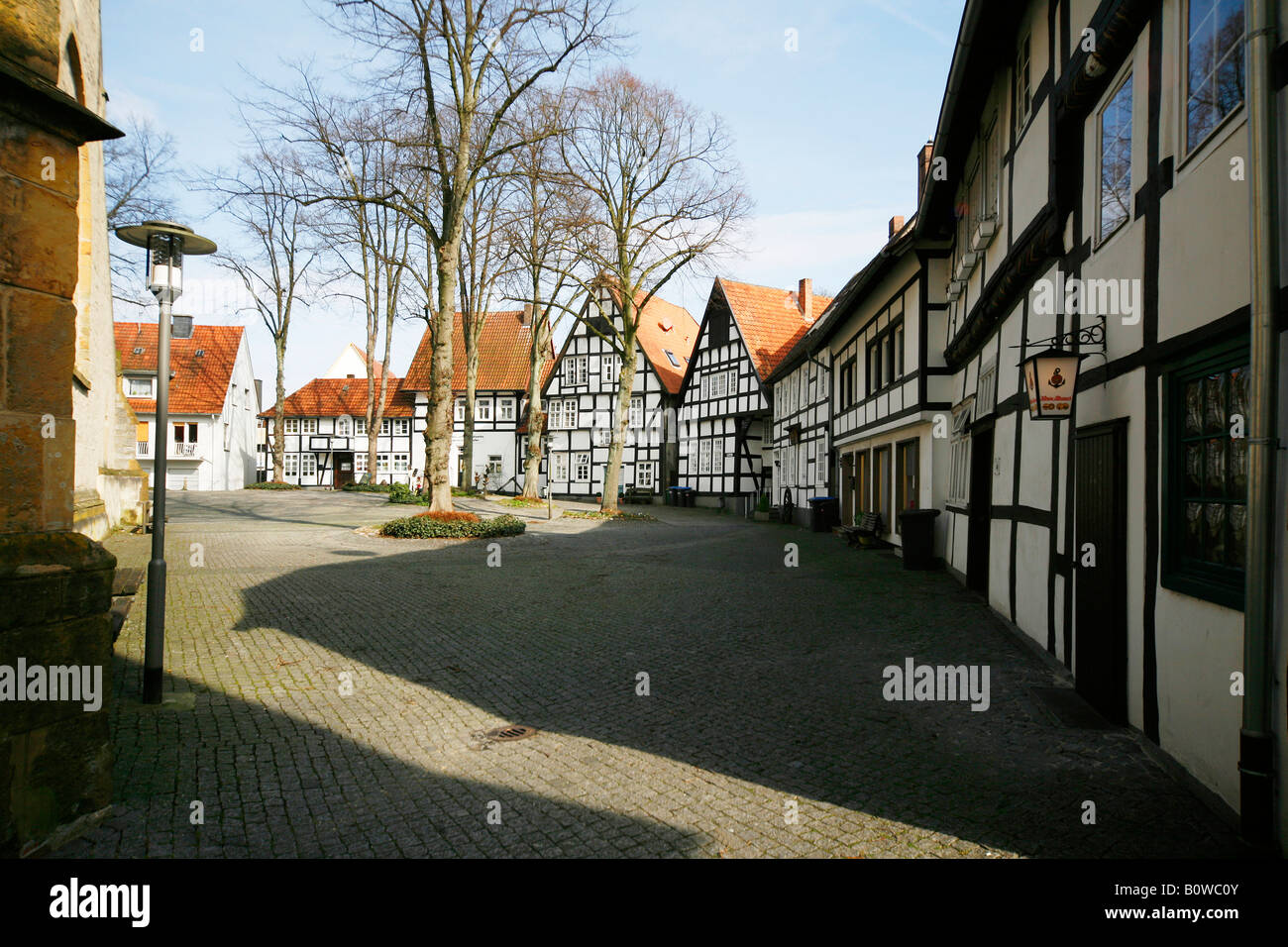 Historischen Marktplatz Halle Westfalen Nordrhein Westfalen Deutschland Stockfotografie Alamy