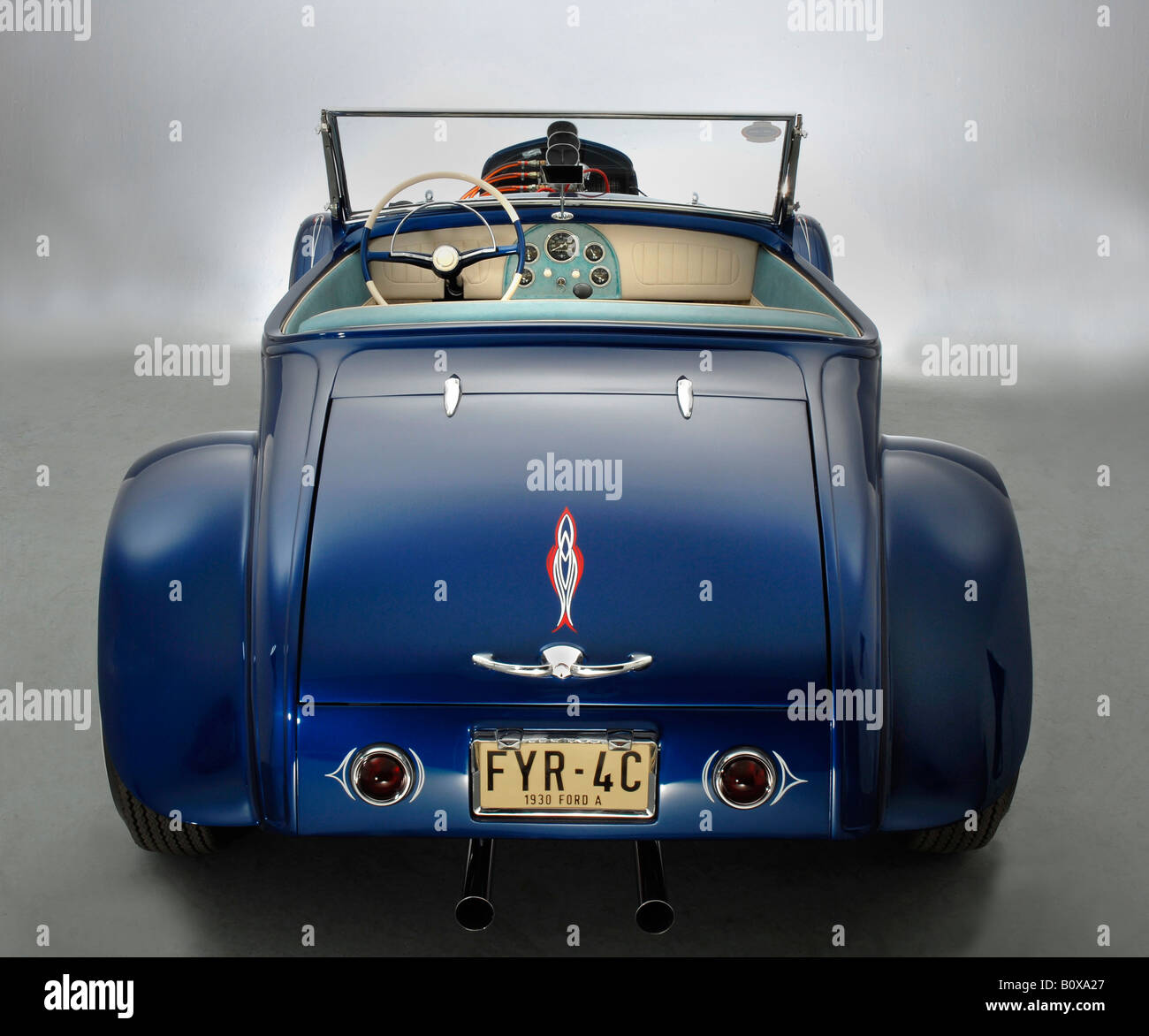 Kaffeemühle 1930 Ford A Custom Car. Kredit: Goff Langish-Smith Memorial Gruppe. Stockfoto