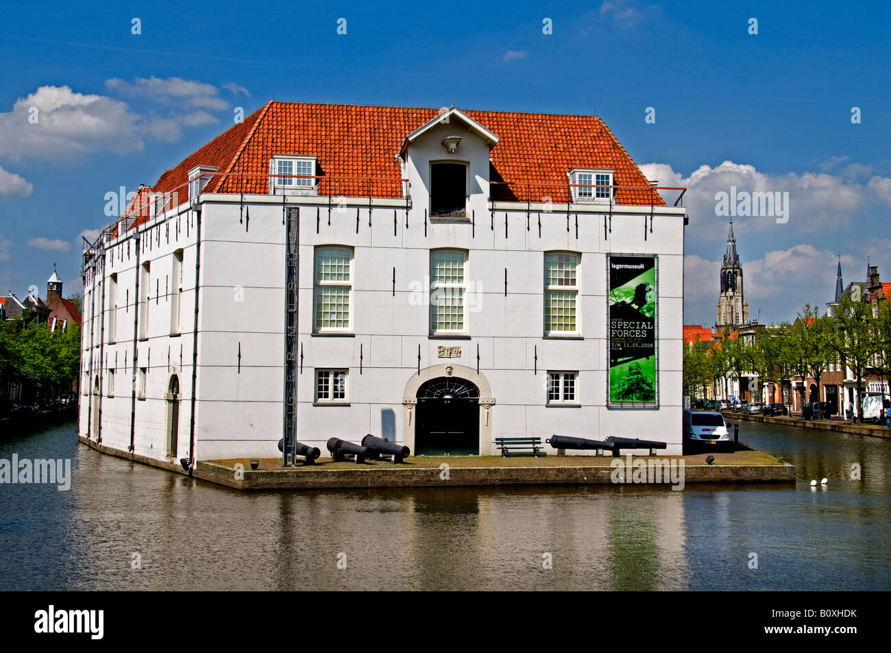 Kriegsmuseum Delft Niederlande Holland holländische Armee Leger Stadtmuseum Stockfoto