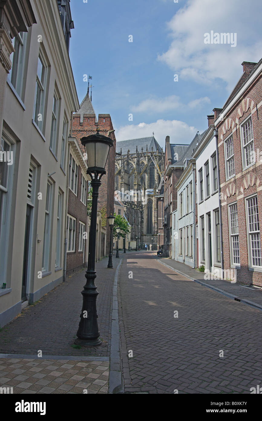 A Straßenszene in Utrecht, Holland Stockfoto