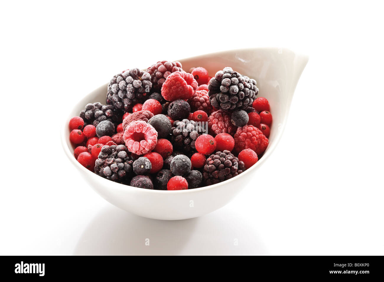 Gefrorene Waldbeeren, close-up Stockfoto