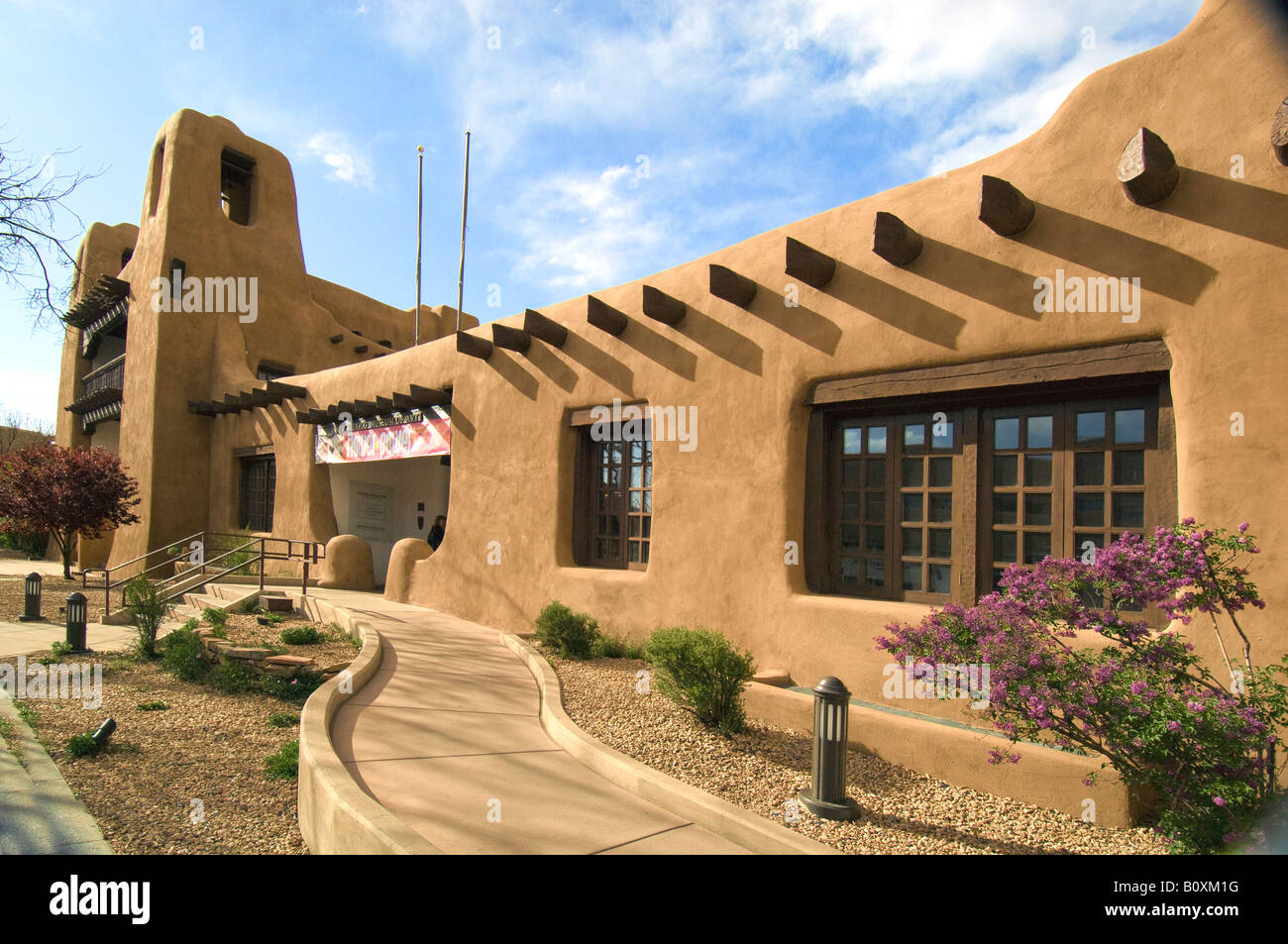 New-Mexico Museum of Art in Santa Fe New Mexico Stockfoto