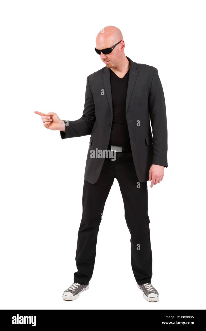 Leitung Glatzkopf Ponting zur Seite Stockfoto