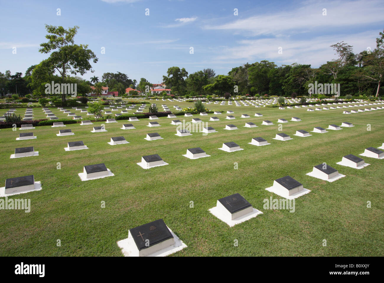 2. Weltkrieg-Denkmal, Pulau Labuan, Sabah, Malaysia Borneo Stockfoto