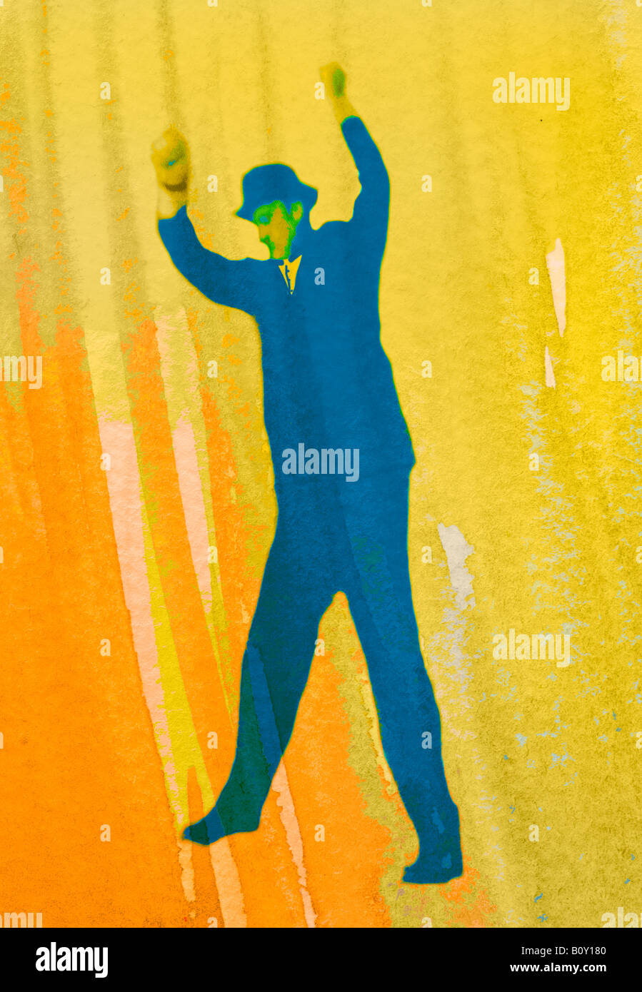 Zeichnung eines Mannes Stockfoto