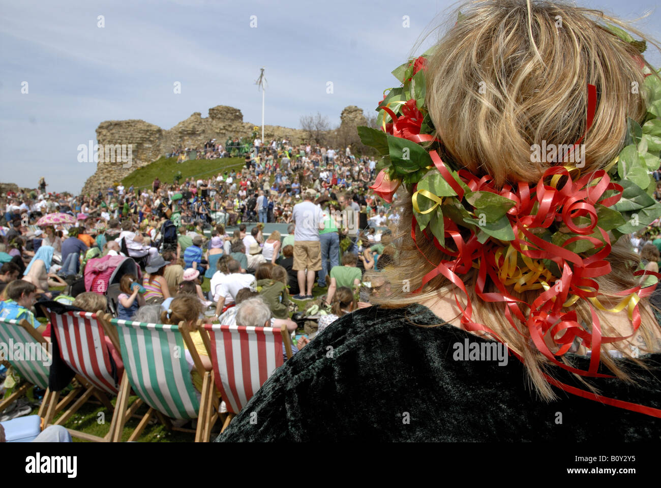 Die Buchse im grünen Festival, Hastings, East Sussex Stockfoto