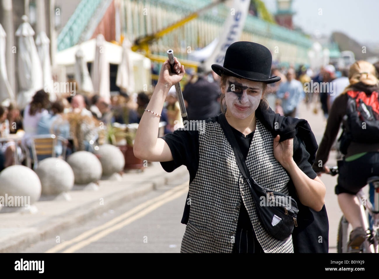 Brighton Festival Jonglier-entertainer Stockfoto
