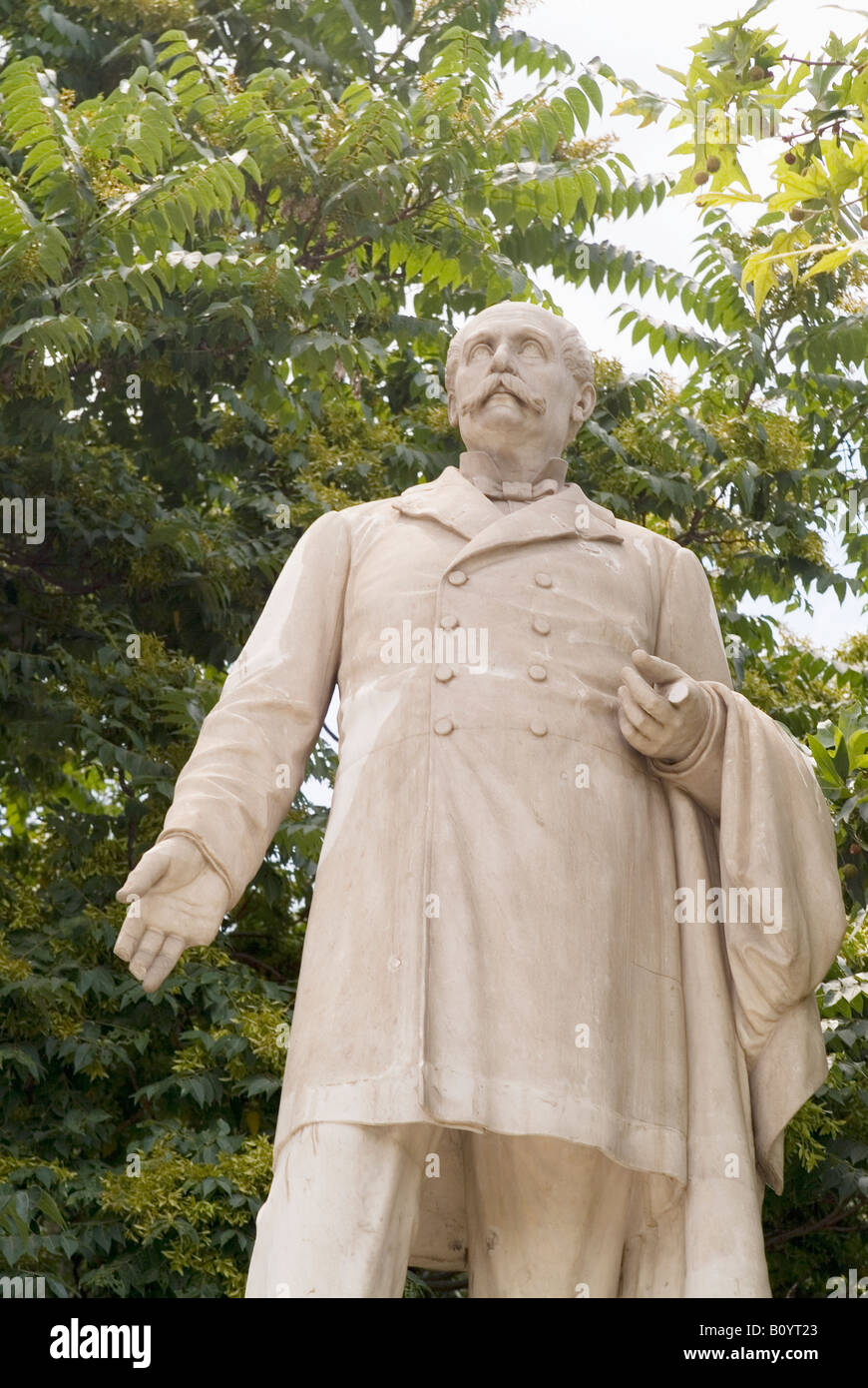 Statue von Baron Pierre de Coubertin, Gründer der Olympischen Spiele