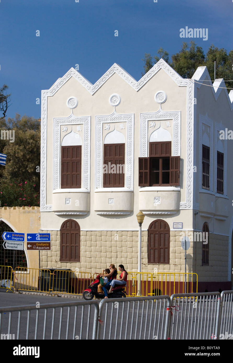 Helenic National Defense Recruiting Office Stadt Rhodos Rhodos Griechenland Stockfoto