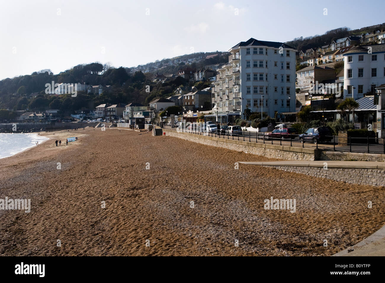 Ventnor, Isle Of Wight am Meer Stockfoto