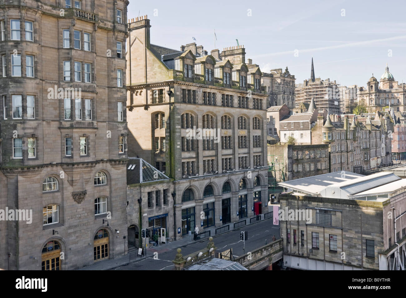 Edinburgh City Art Gallery im schottischen Edinburgh Market Street Stockfoto