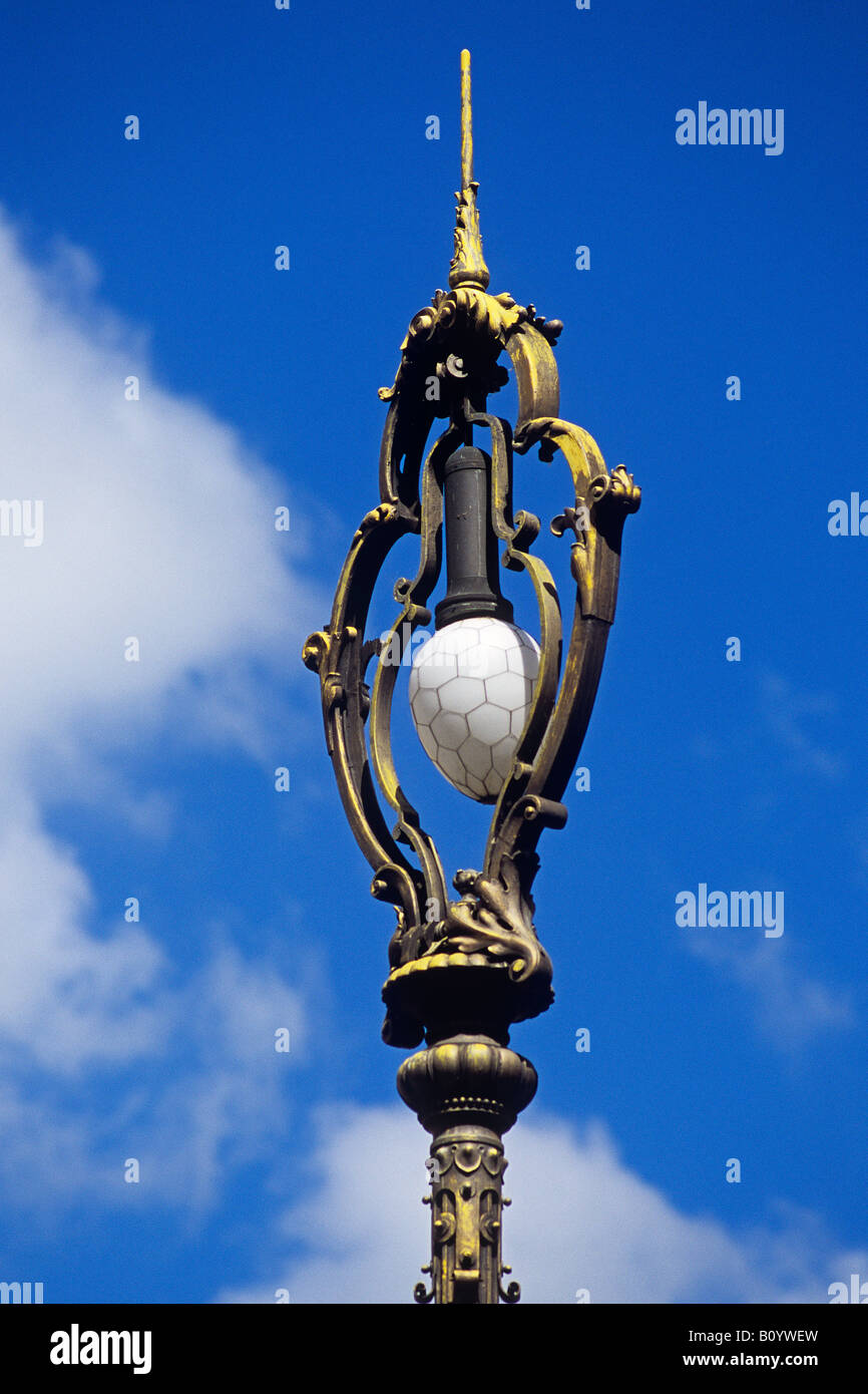 Straßenlaterne, Little Quarter Prague, Tschechische Republik Stockfoto