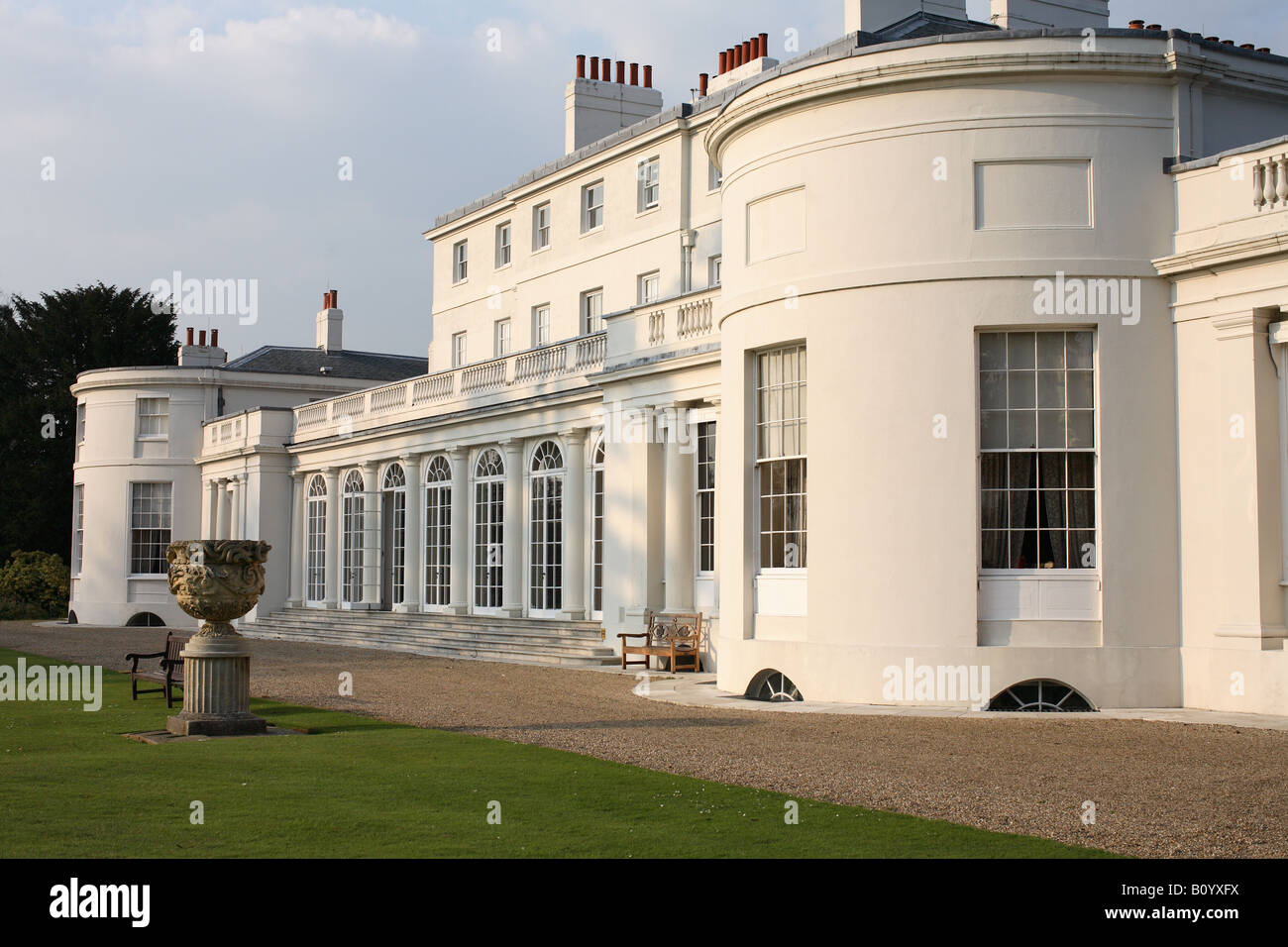 Die Ruckseite Des Frogmore House In Windsor Home Park