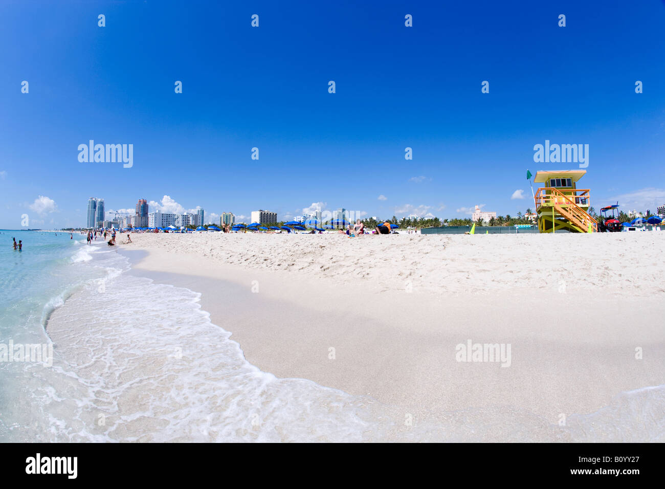 South Beach, Miami Beach, Florida, Vereinigte Staaten Stockfoto