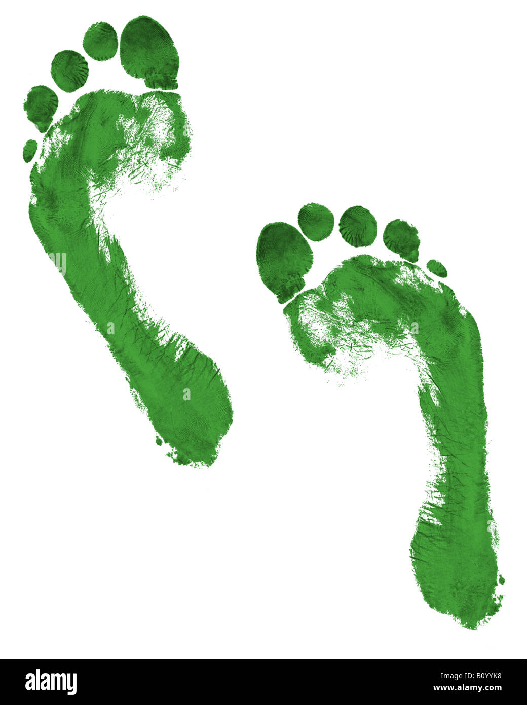 lassen Sie Ihre Markierung auf der Welt eine grüne sein Stockfoto
