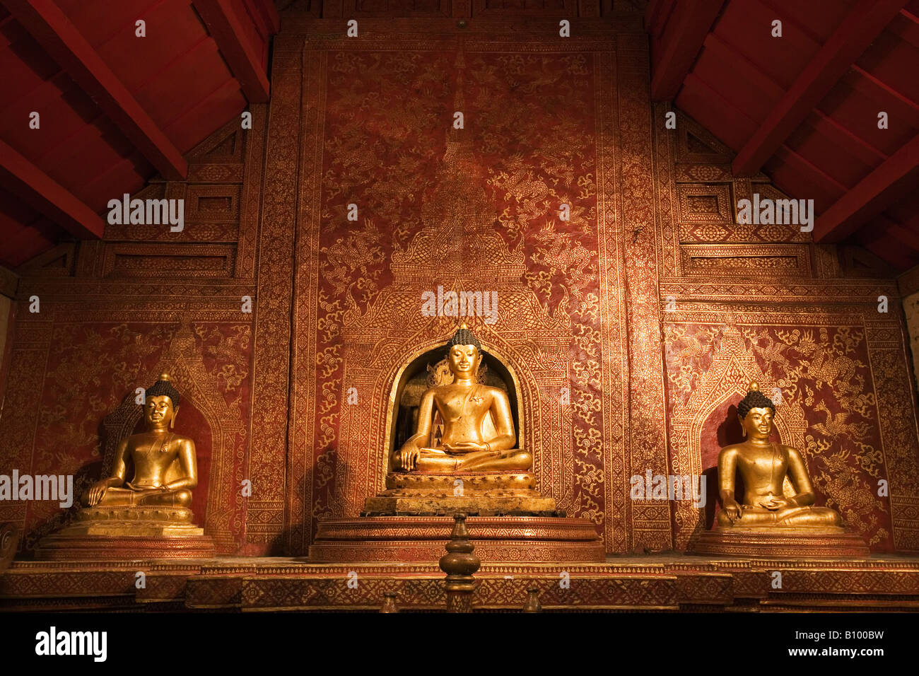 Phra Singh Buddha - Chiang Mai, Provinz Chiang Mai, THAILAND Stockfoto