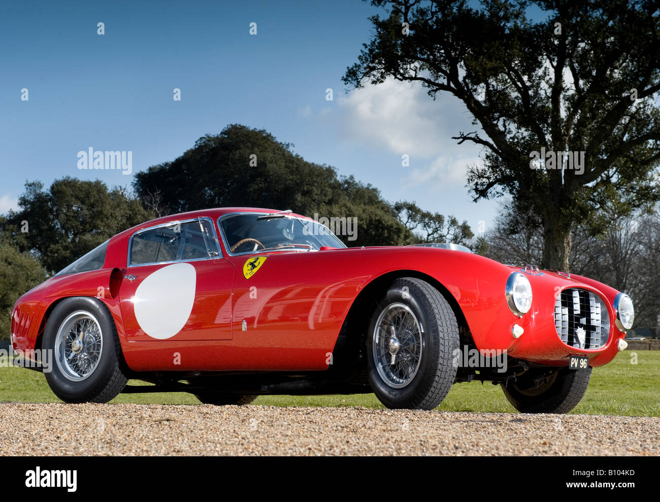 roten 1960er Jahre Ferrari GT Racing Auto Auto klassisch Vintage Stockfoto