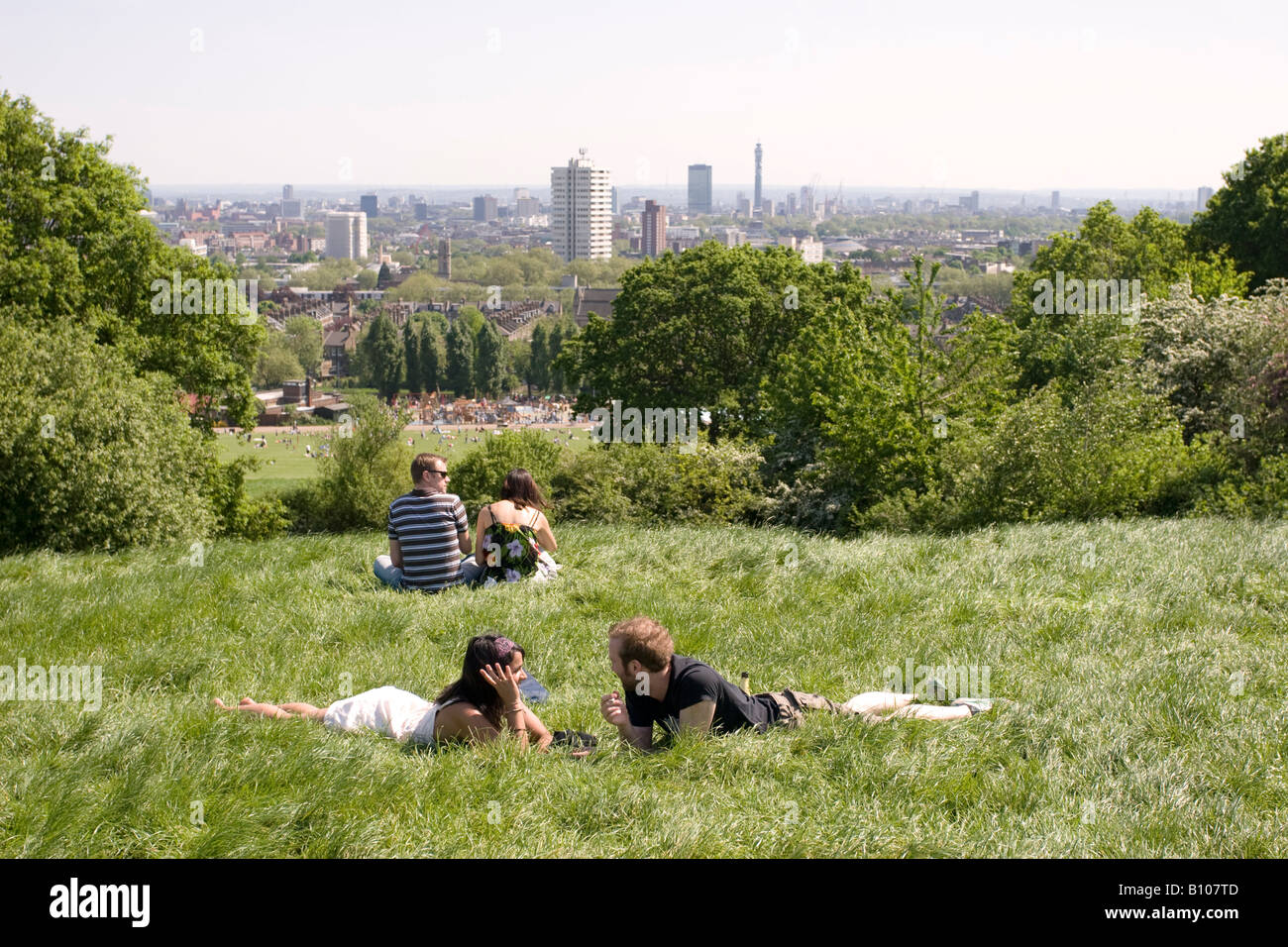 Parliament Hill - Hampstead Heath - Camden - London Stockfoto