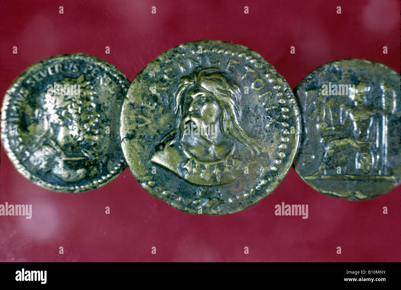 Vercingetorix Münze. 1. Jahrhundert v. Chr.. Frankreich Stockfoto