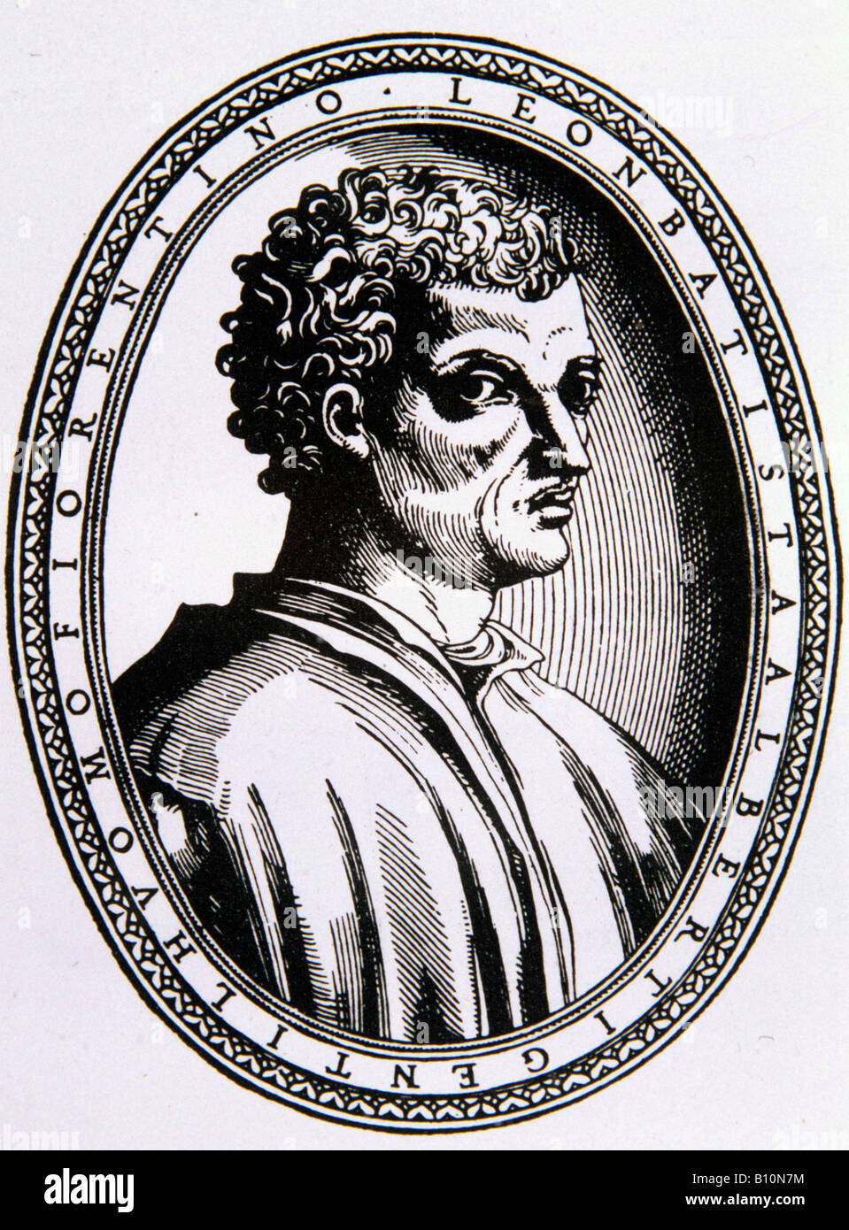 Leon Battista Alberti, Architekt 1404 - 72 Stockfoto