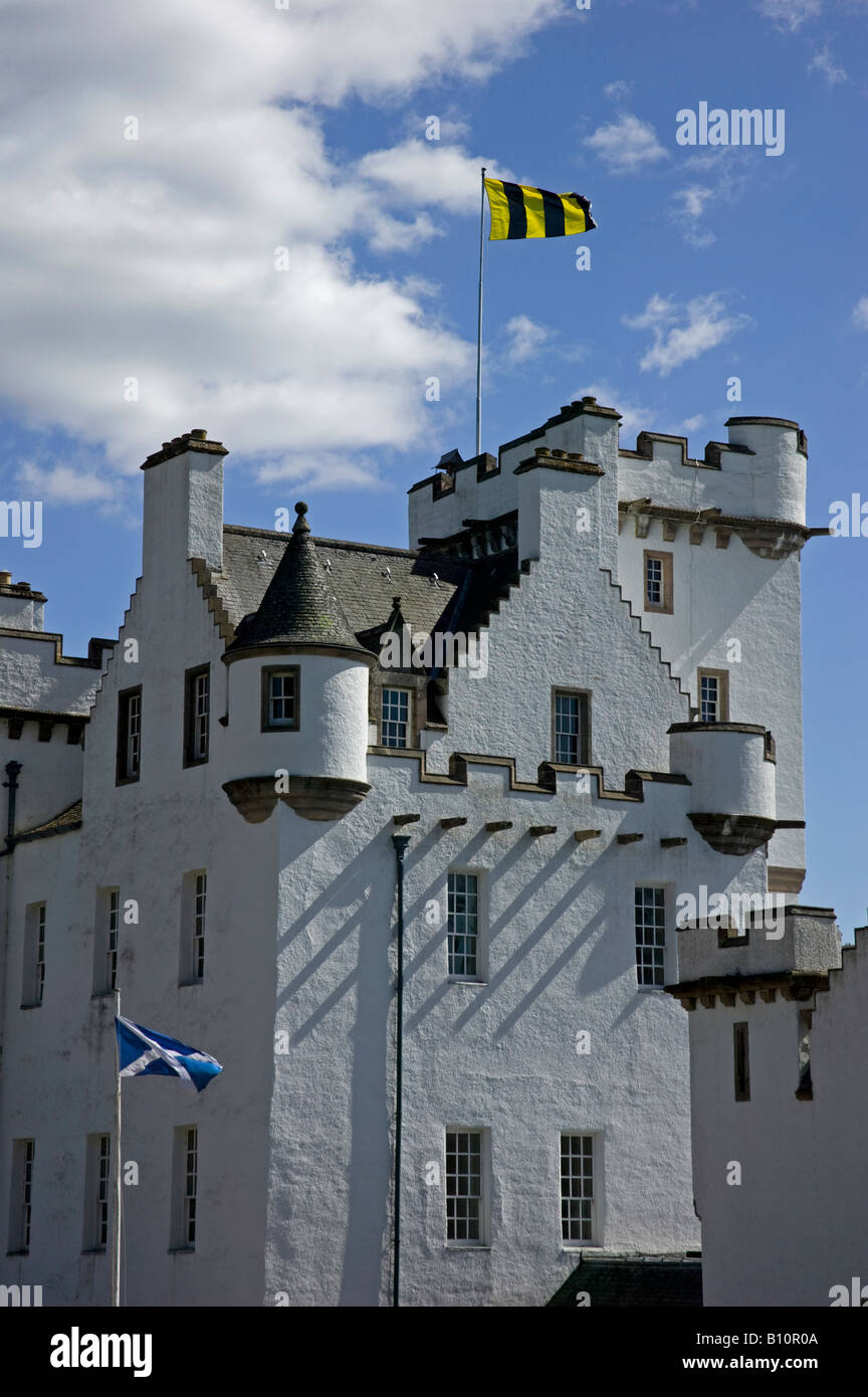 Blair Castle, Blair Atholl, Perthshire, Großbritannien, Schottland, Europa Stockfoto