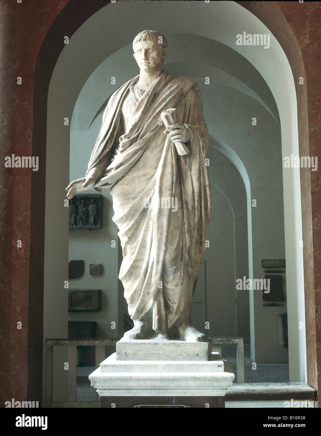 Augustus, Römischer Kaiser Stockfoto