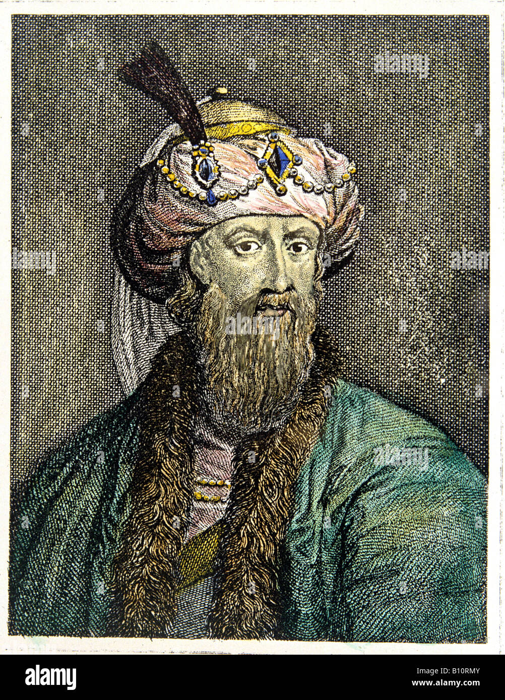 Flavius Josephus oder Yosef ben Matityahu. Romano-Jewish Leader und Historiker. 37-100 CE. 19 c Gravur Stockfoto