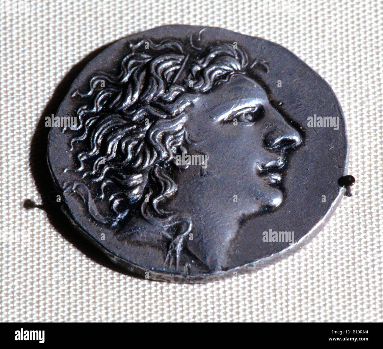 Tetradrachme mit König Mithradates. 126-63 BC. Iran Stockfoto