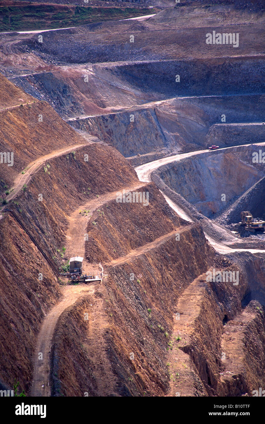 Martha Gold Mine Waihi Coromandel Halbinsel, Nordinsel, Neuseeland Stockfoto