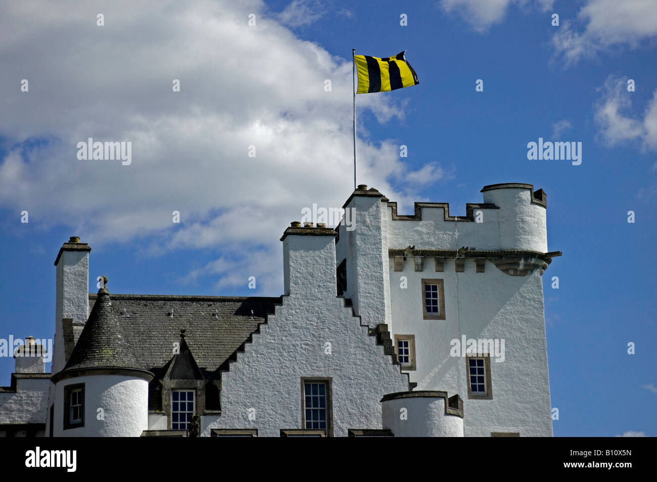 Blair Castle, Blair Atholl, Perthshire, Schottland, Europa Stockfoto