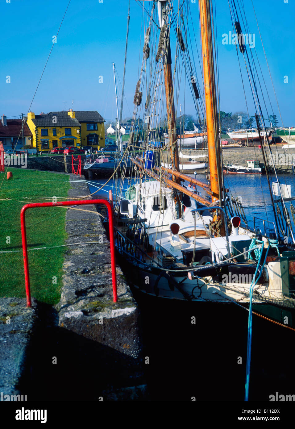 Ballyvaughan Hafen, Co Clare, Irland Stockfoto