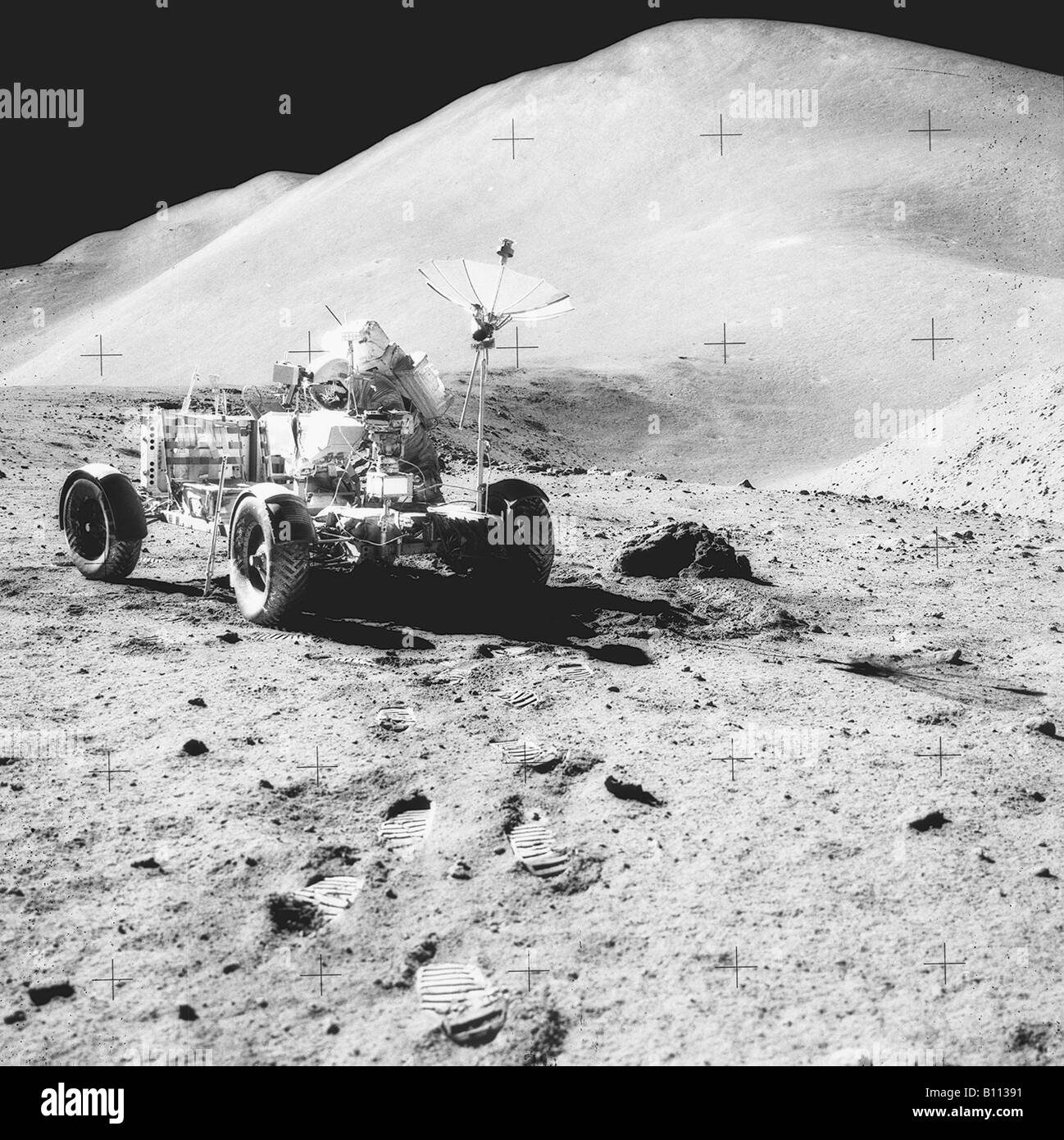 Lunar Roving Vehicle LRV. Stockfoto