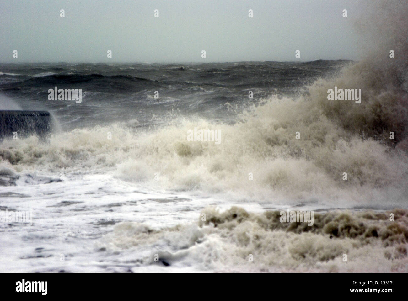 Sturm, Hastings, UK Stockfoto