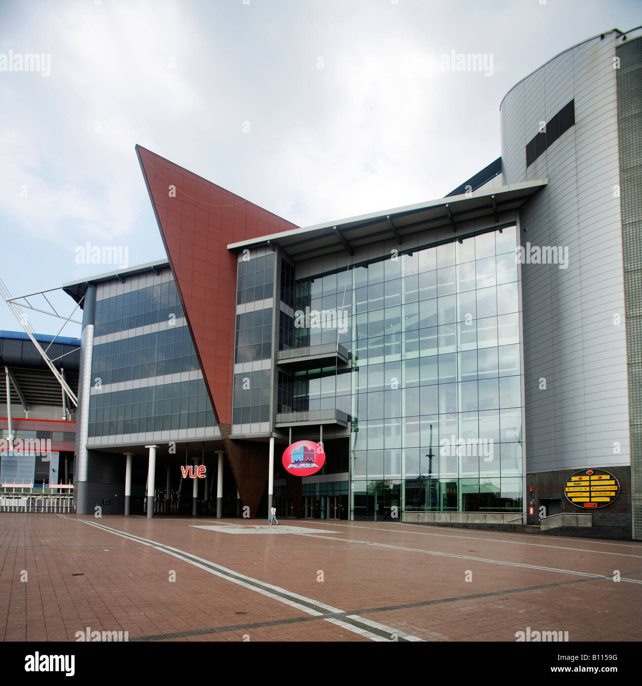 Millennium Plaza Gebäude Cardiff City Centre Stockfoto
