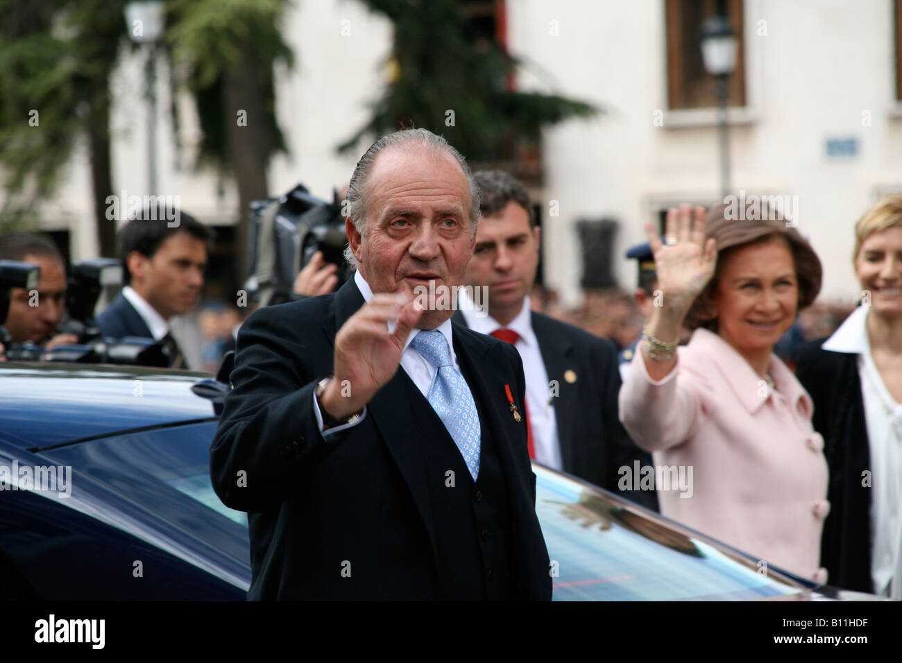 König Juan Carlos von Spanien Stockfoto