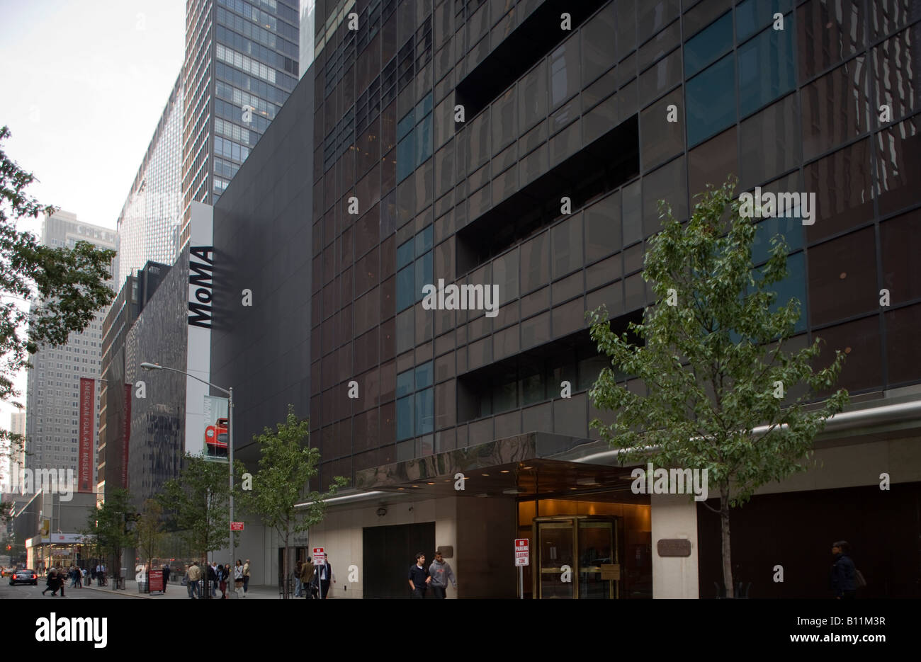 MUSEUM FÜR MODERNE KUNST MIDTOWN FIFTY THIRD STREET MANHATTAN NEW YORK CITY USA Stockfoto