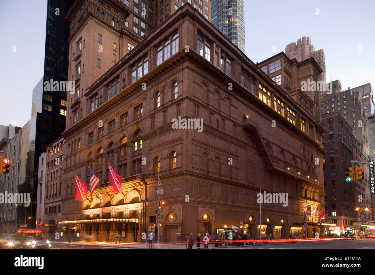 CARNEGIE HALL FIFTY-SEVENTH STREET MANHATTAN NEW YORK CITY USA Stockfoto