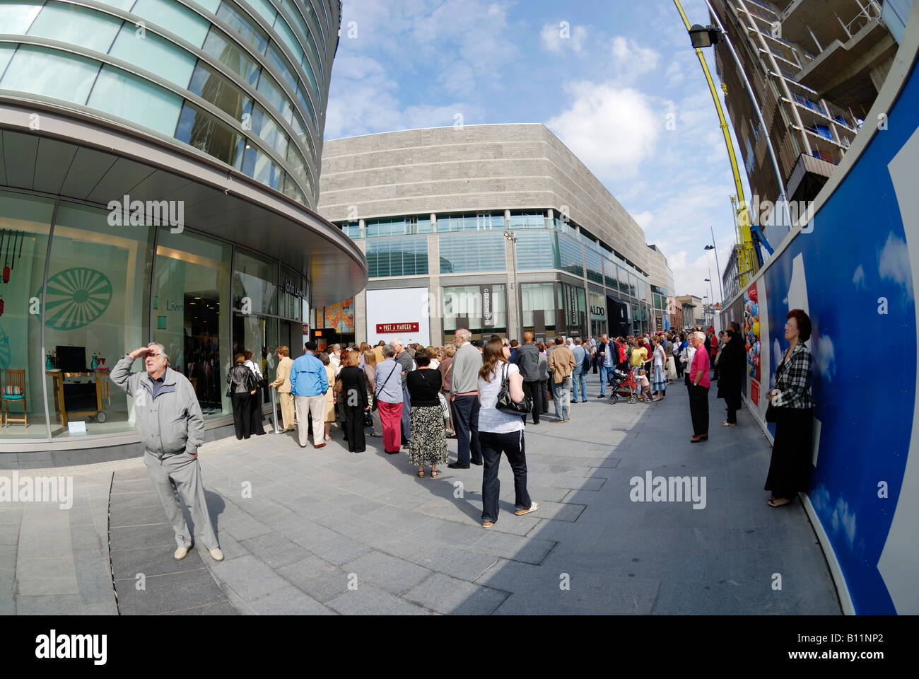 Liverpool One shopping-Bereich Stockfoto