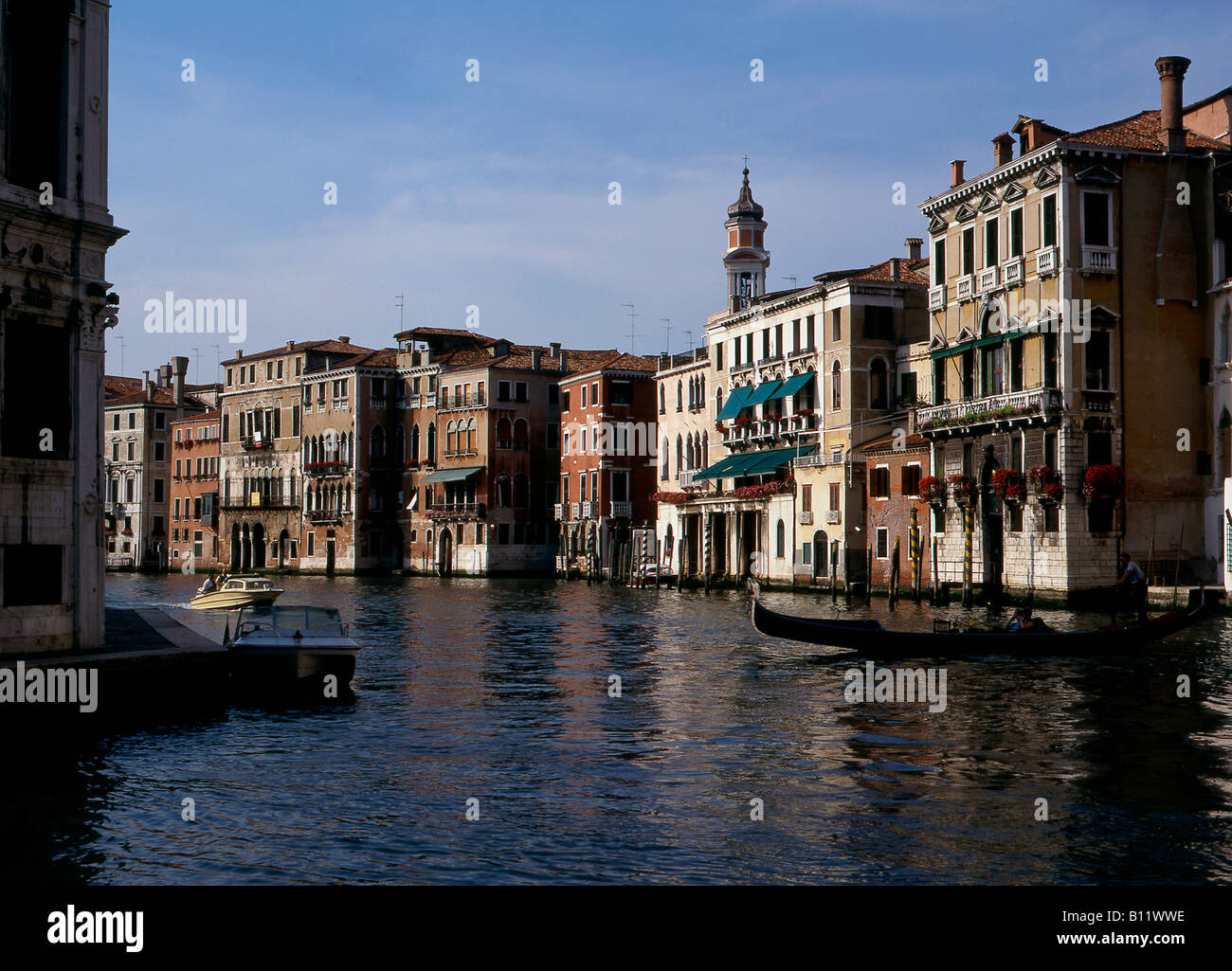 Der Canal Grande, Venedig Stockfoto