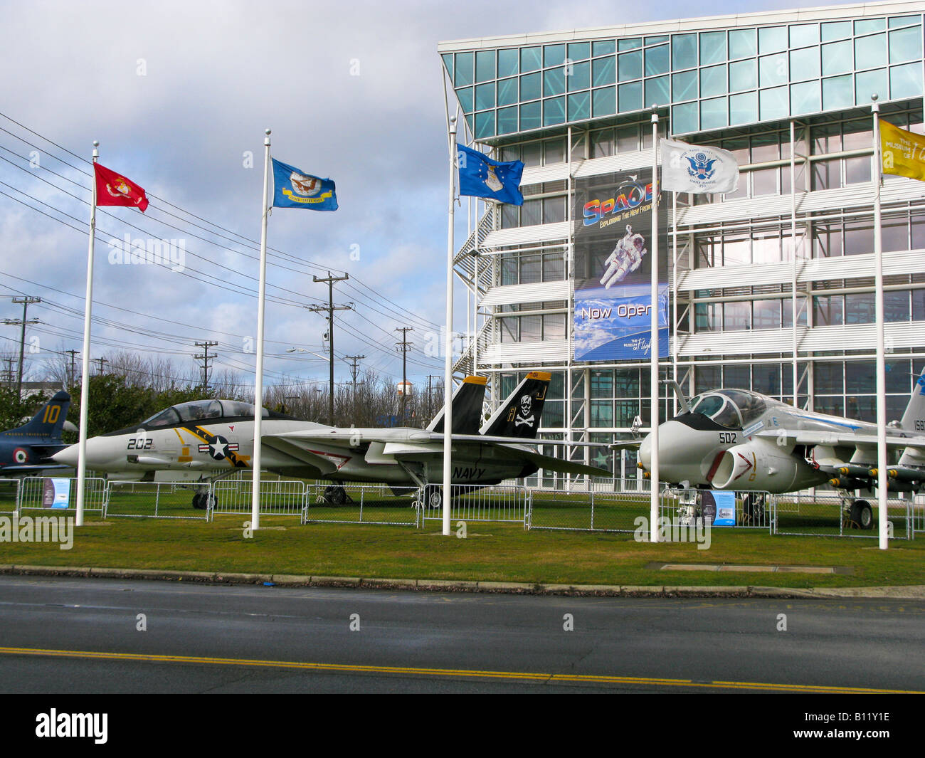 United States Air Force Fighter jets Boeing Museum of Flight Seattle Washington Stockfoto