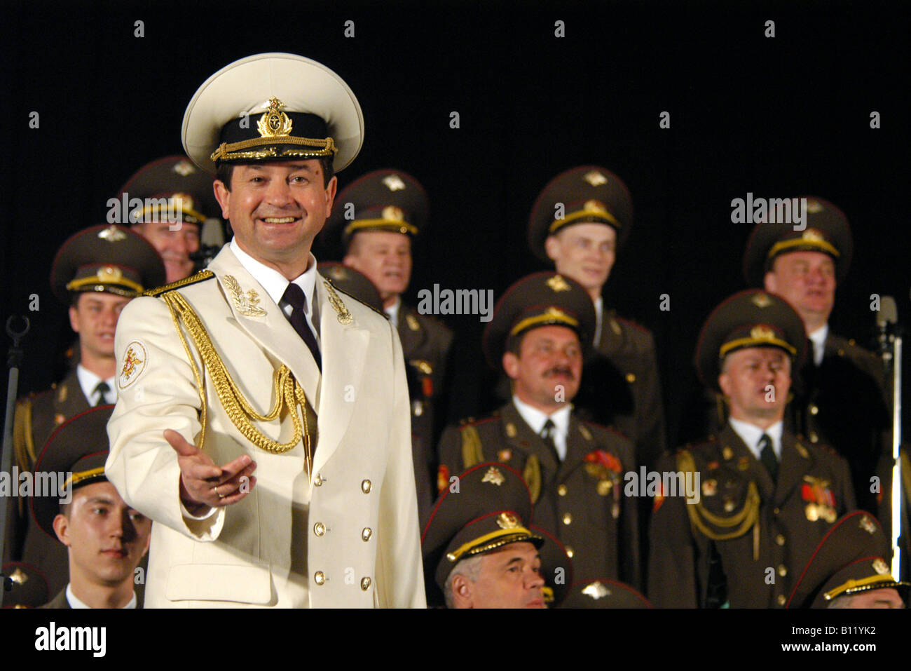 Die Alexandrov Red Army Choir. Stockfoto