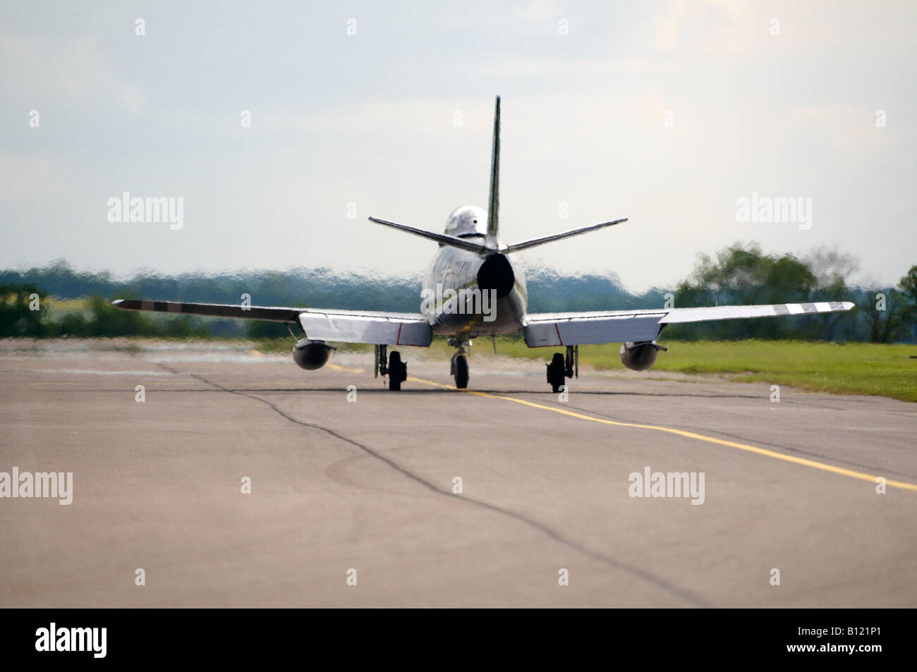 North American F-86A Sabre Duxford Airshow 2008 Stockfoto