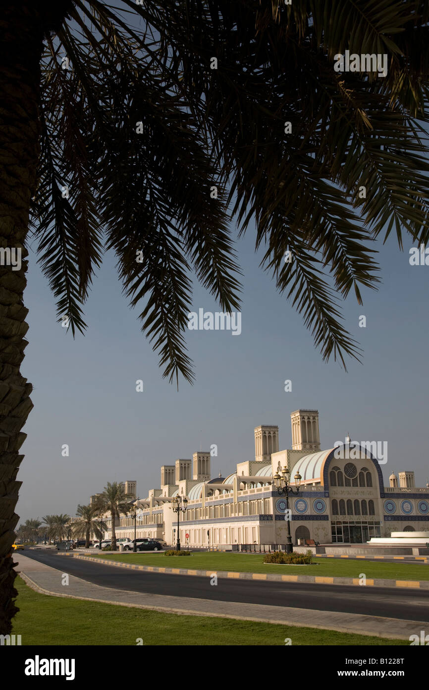 Die Zentralmarkt (Blue Souq) äußere Sharjah, Vereinigte Arabische Emirate Stockfoto